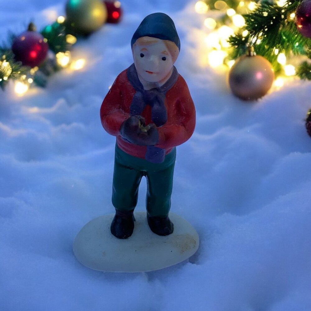 Dept 56 Organ Grinder - Little Girl Loose Figurine - Christmas in the City 1989